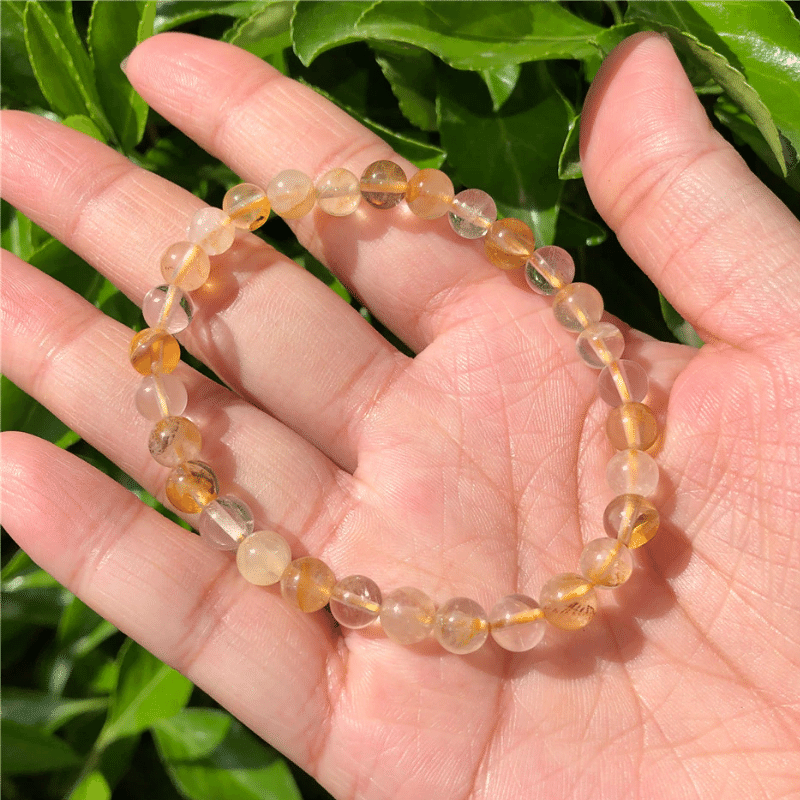 Bracelet en Quartz Jaune | Lithothérapie Stéphanie