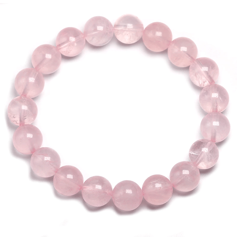 Bracelet Femme en Quartz Rose Clair | Lithothérapie Stéphanie