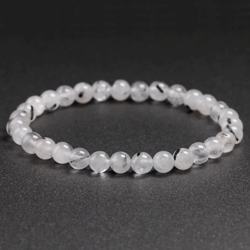 Bracelet en Quartz à Tourmaline | Lithothérapie Stéphanie