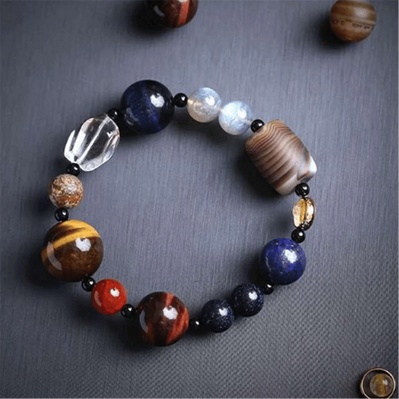 Bracelet Système Solaire | Lithothérapie Stéphanie