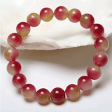 Bracelet en Tourmaline Melon d'Eau Naturelle | Lithothérapie Stéphanie