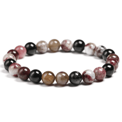 Bracelet en Tourmaline Multicolore 8MM | Lithothérapie Stéphanie