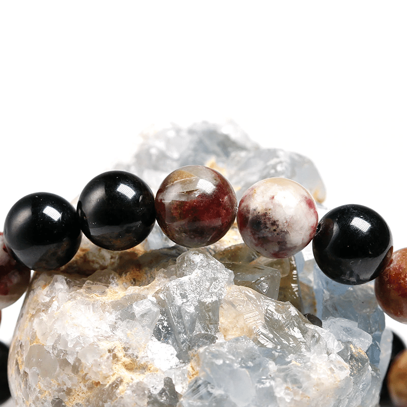 Bracelet Perles Tourmaline Multicolore | Lithothérapie Stéphanie