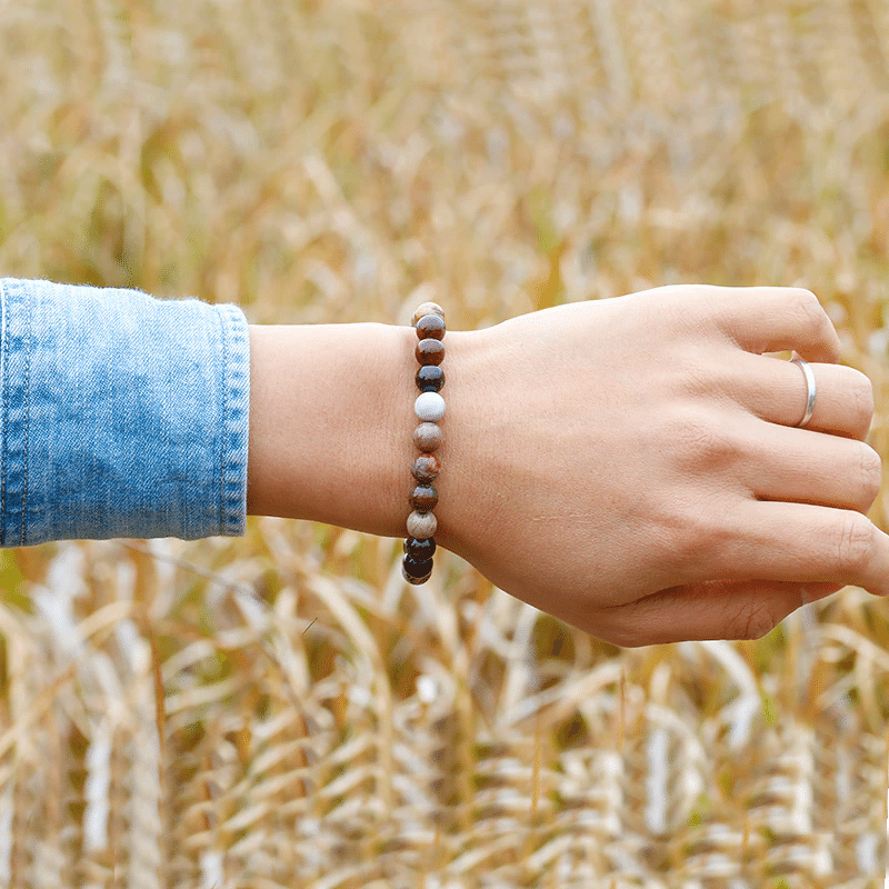 Bracelet Pierre Tourmaline Multicolore | Lithothérapie Stéphanie