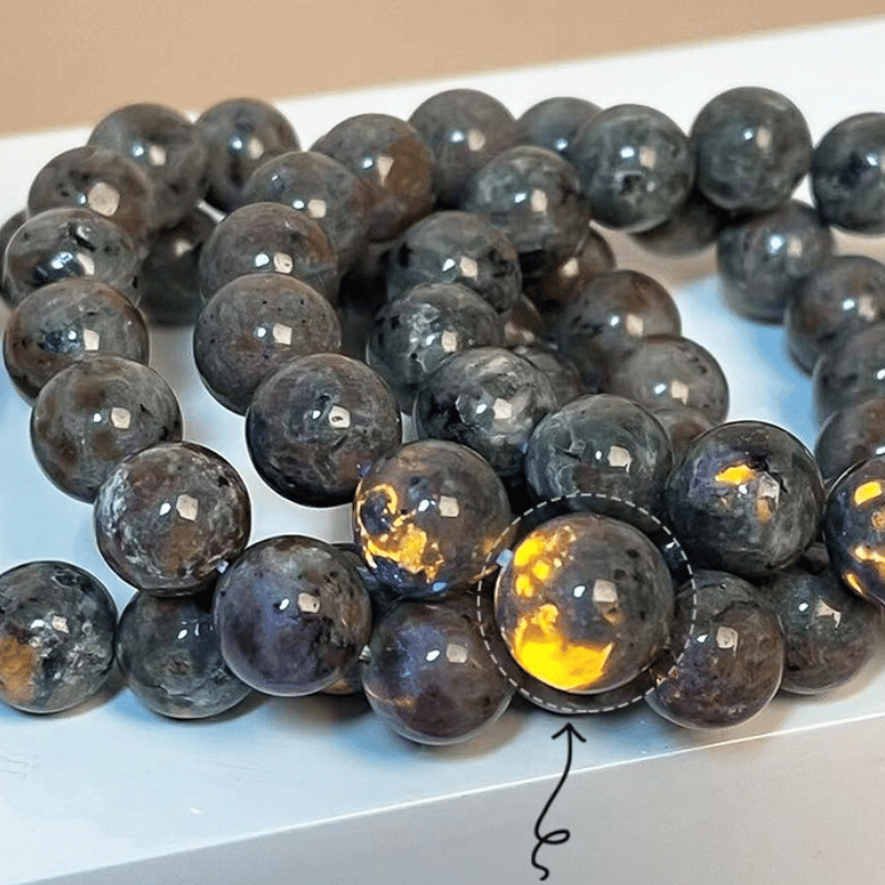 Bracelet en Yooperlite Naturelle | Lithothérapie Stéphanie