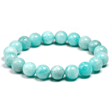 Bracelet en Amazonite 10MM | Lithothérapie Stéphanie