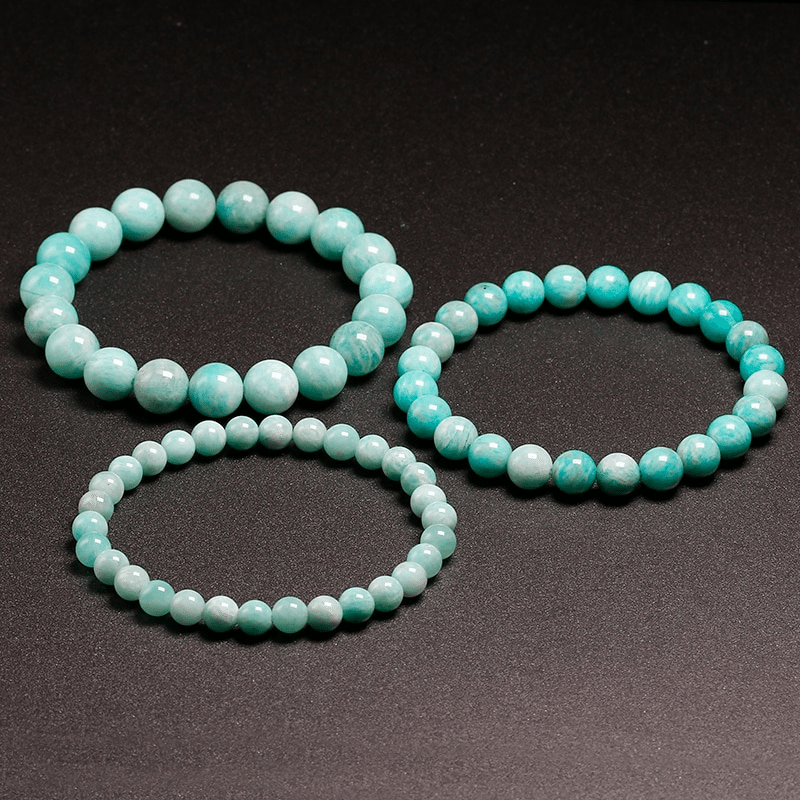 Bracelet Amazonite Naturelle | Lithothérapie Stéphanie