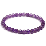 Bracelet Améthyste | Perles 6MM | Lithothérapie Stéphanie