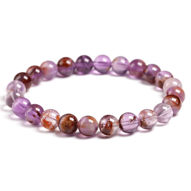 Bracelet en Auralite 23 | Perles 8MM | Lithothérapie Stéphanie