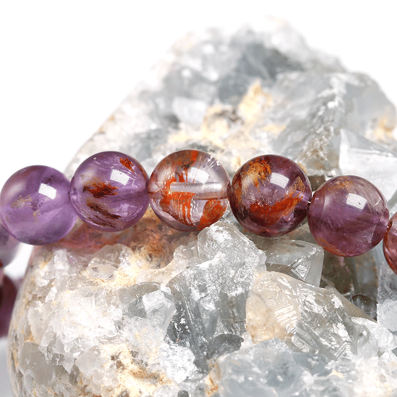 Bracelet Perles Auralite 23 | Lithothérapie Stéphanie