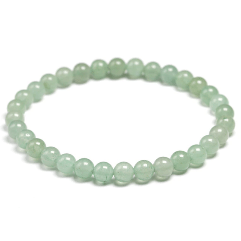 Bracelet en Aventurine Verte 6MM | Lithothérapie Stéphanie