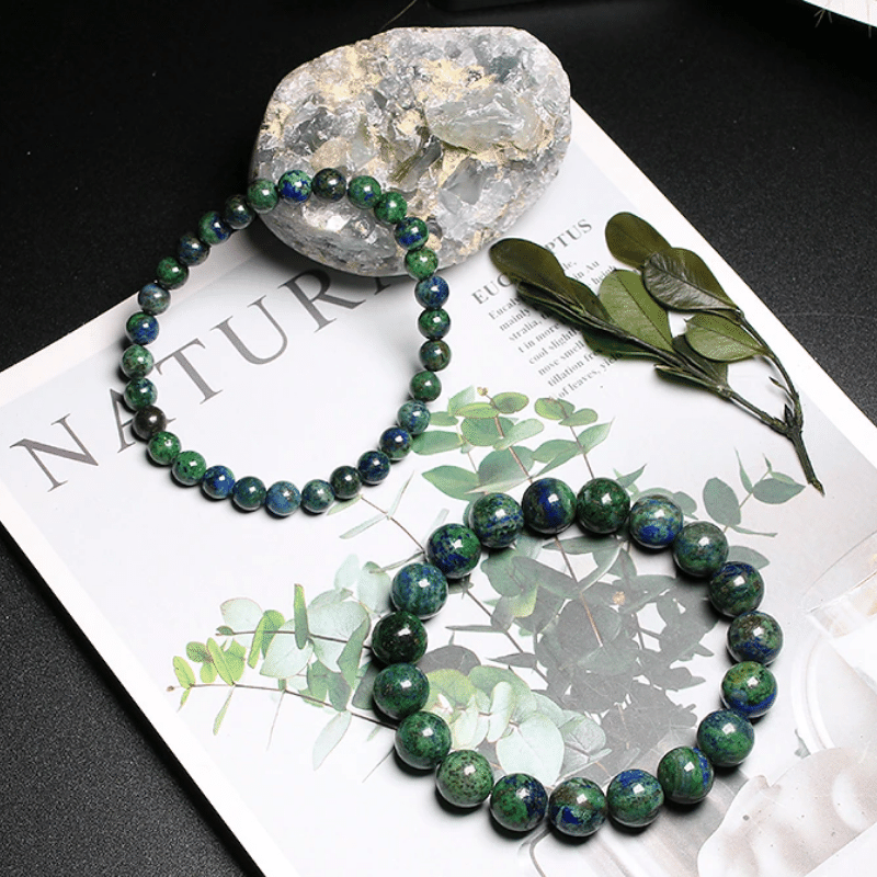 Bracelet Pierre Chrysocolle | Lithothérapie Stéphanie