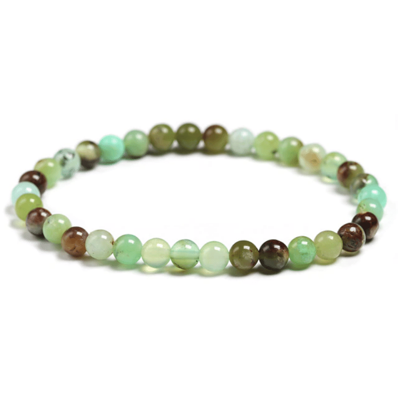 Bracelet en Chrysoprase 6MM | Lithothérapie Stéphanie
