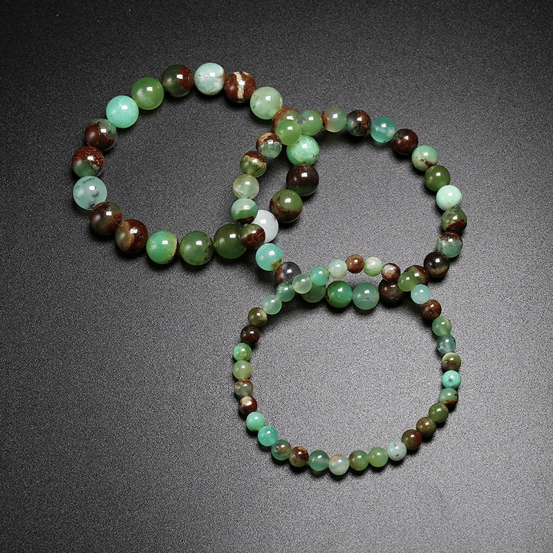 Bracelet en Pierre Chrysoprase | Lithothérapie Stéphanie