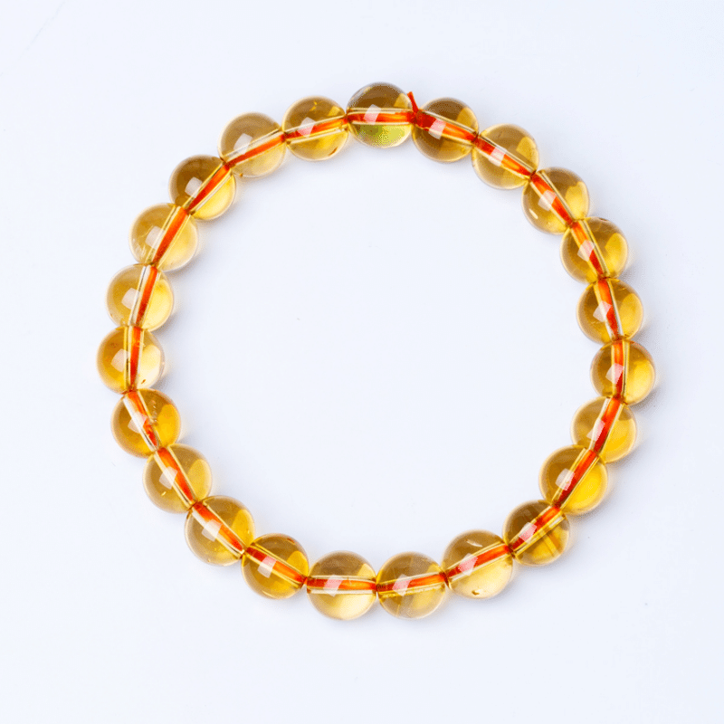 Bracelet en Citrine Naturelle Non Chauffée | Lithothérapie Stéphanie