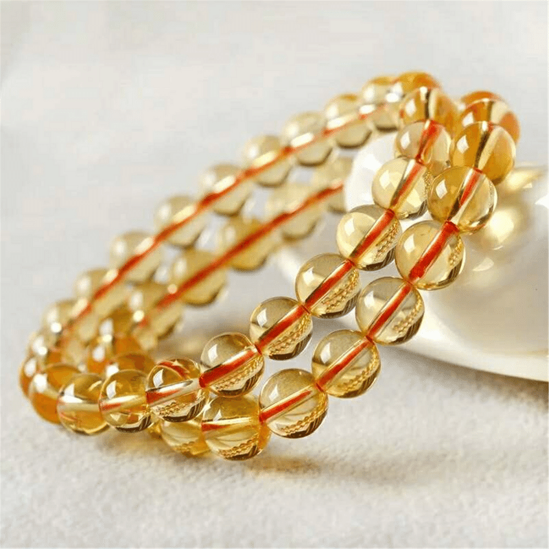Bracelet en Citrine Naturelle | Lithothérapie Stéphanie