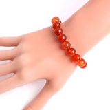 Bracelet en Cornaline 8MM | Lithothérapie Stéphanie