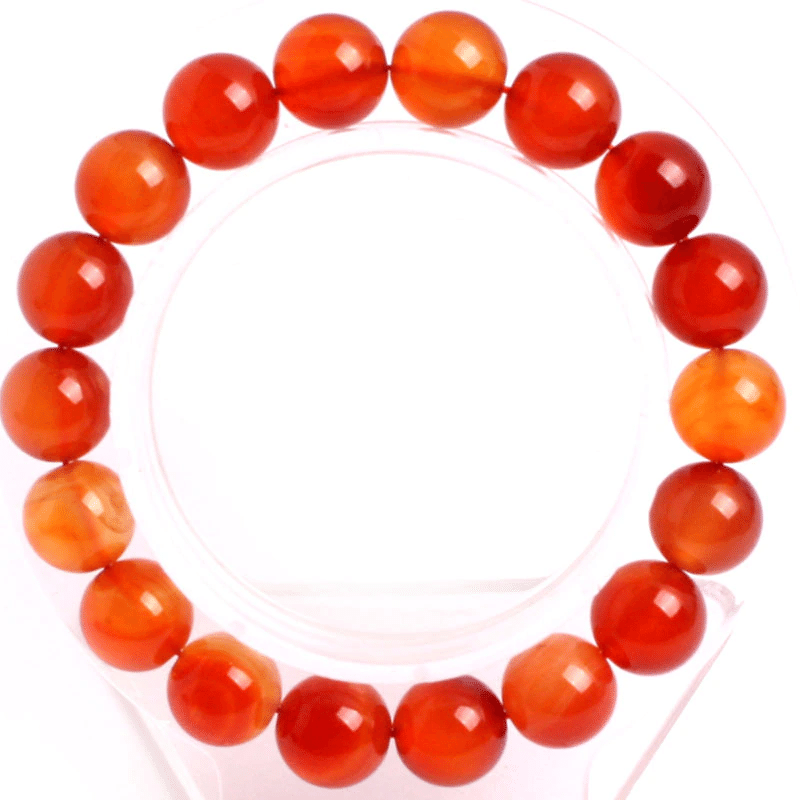 Bracelet en Cornaline Naturelle | Lithothérapie Stéphanie