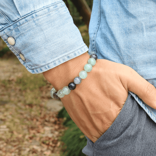 Bracelet en Fluorine | Lithothérapie Stéphanie