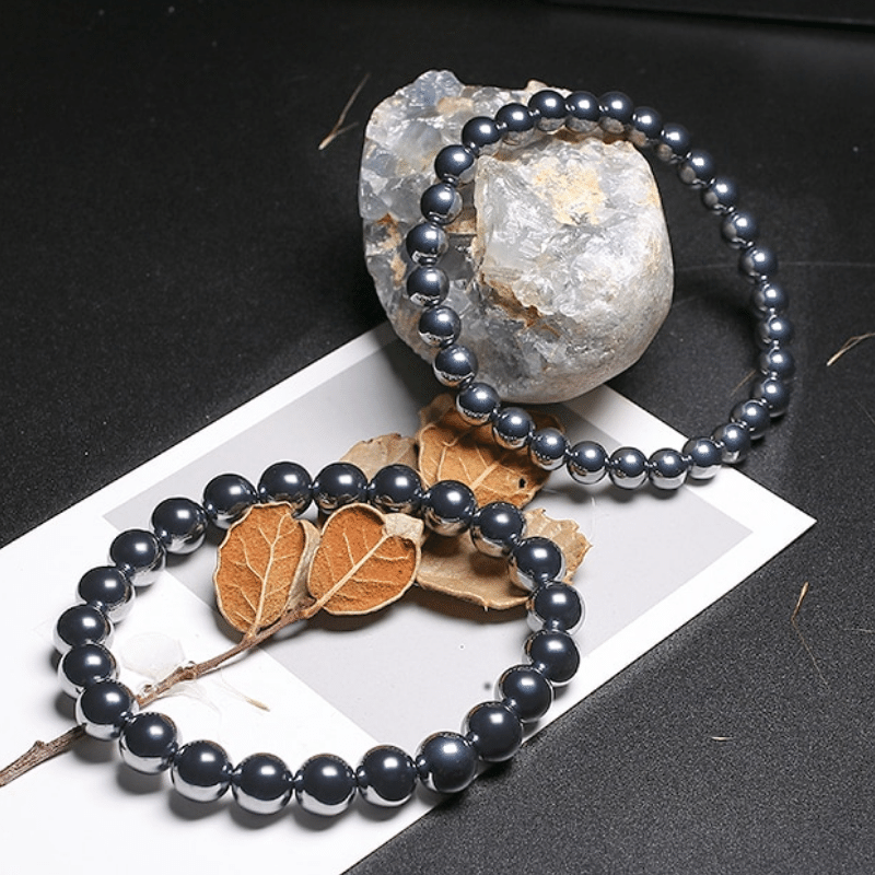 Bracelet Pierre Hématite | Lithothérapie Stéphanie