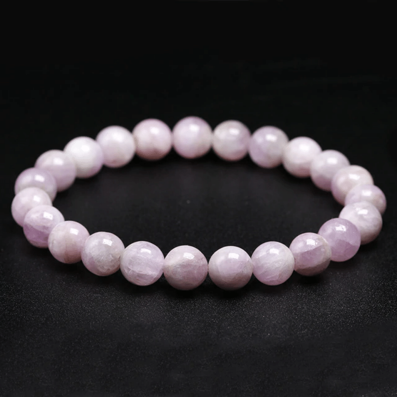 Bracelet en Kunzite 8MM | Lithothérapie Stéphanie