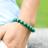 Bracelet Malachite Naturelle | Lithothérapie Stéphanie