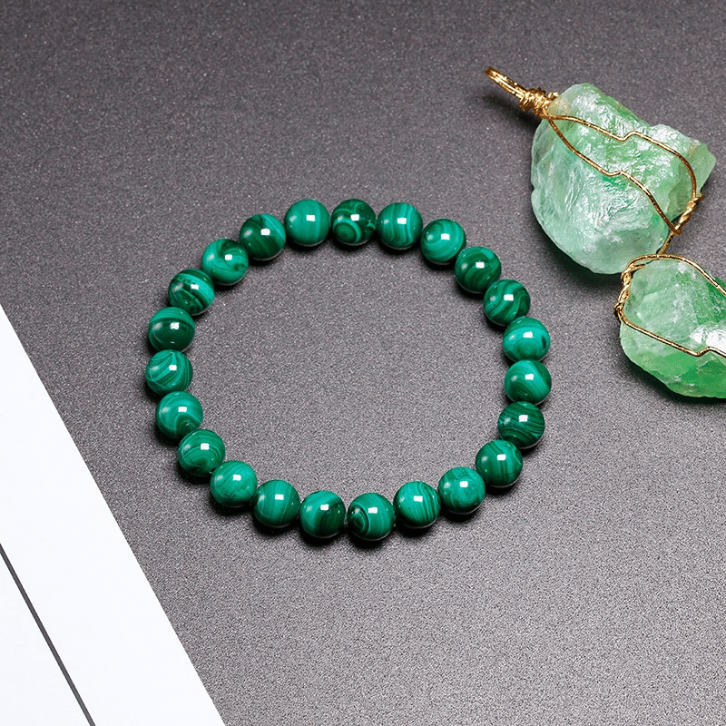 Bracelet de Malachite | Lithothérapie Stéphanie