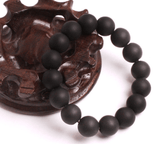 Bracelet en Onyx Noir Mat