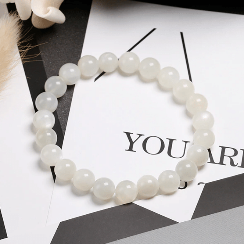 Bracelet Pierre de Lune Véritable | Lithothérapie Stéphanie