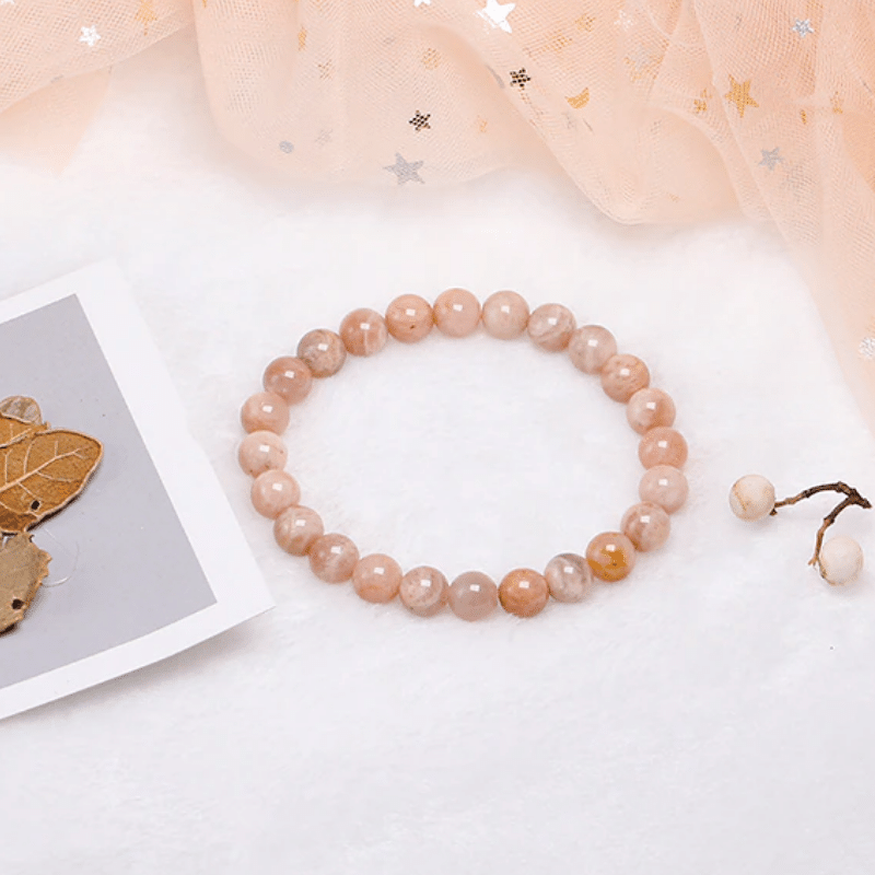 Bracelet en Pierre de Soleil | Femme | Lithothérapie Stéphanie