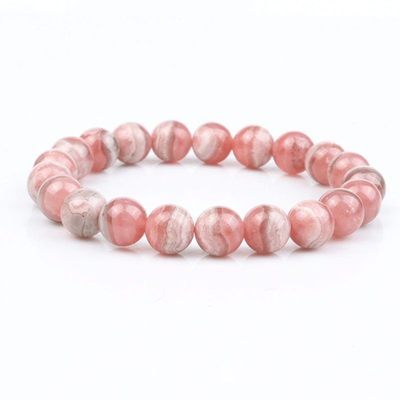 Bracelet avec Rhodochrosite | Lithothérapie Stéphanie