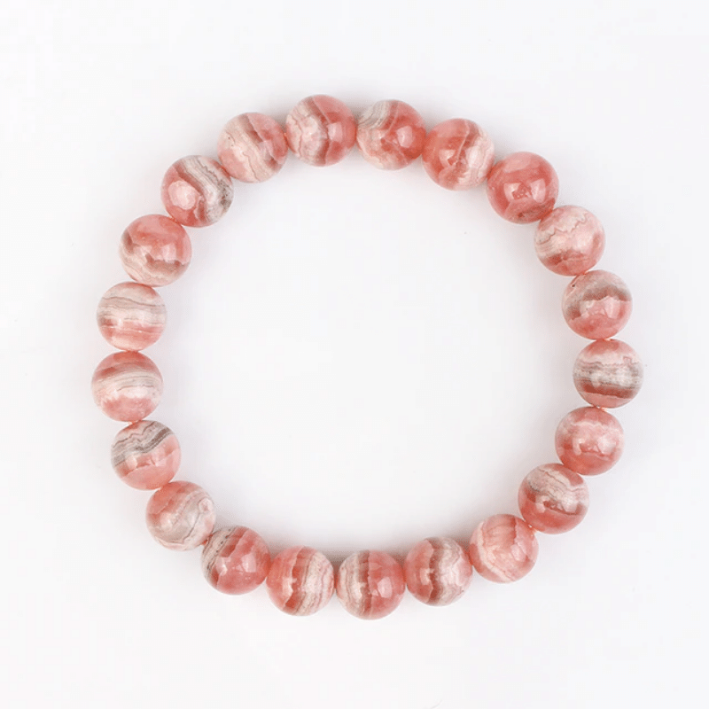 Bracelet de Rhodochrosite | Lithothérapie Stéphanie