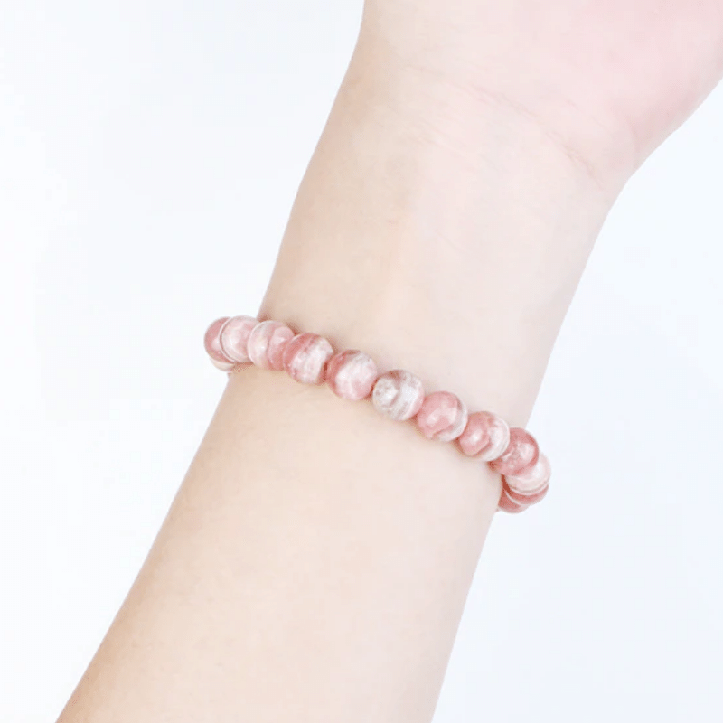 Bracelet en Rhodochrosite Naturelle | Lithothérapie Stéphanie
