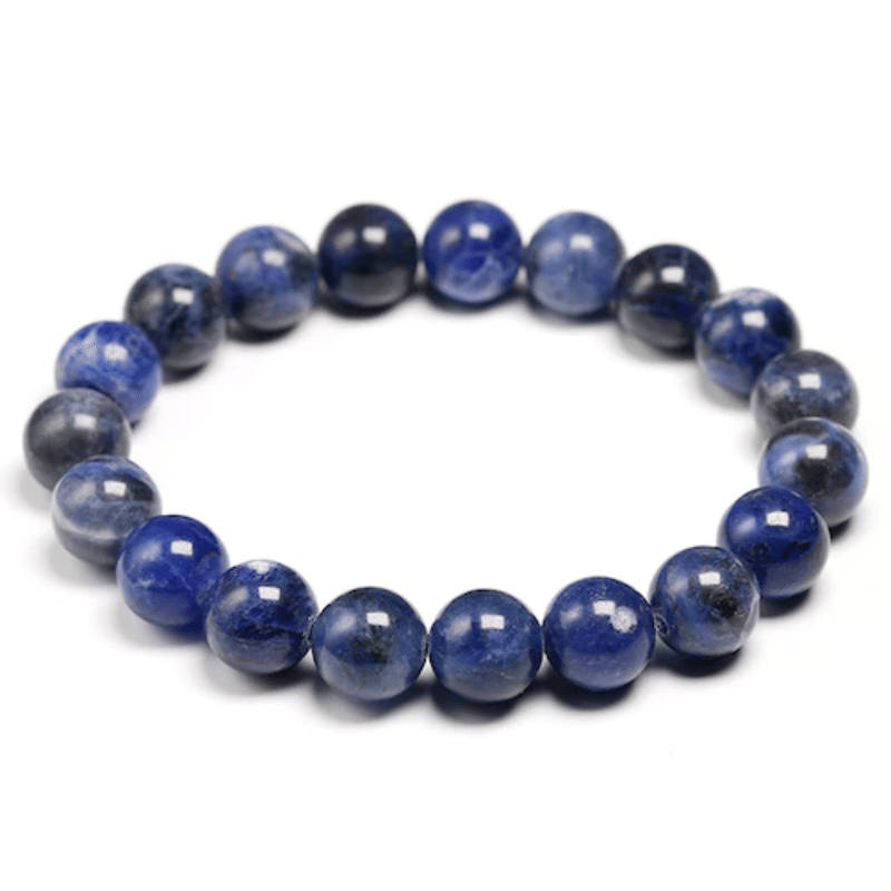Bracelet en Sodalite 10MM | Lithothérapie Stéphanie