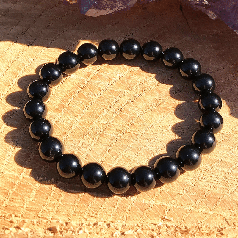 Bracelet Pierre Tourmaline Noire | Lithothérapie Stéphanie