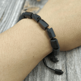 Bracelet Homme Tourmaline Noire Brute | Lithothérapie Stéphanie