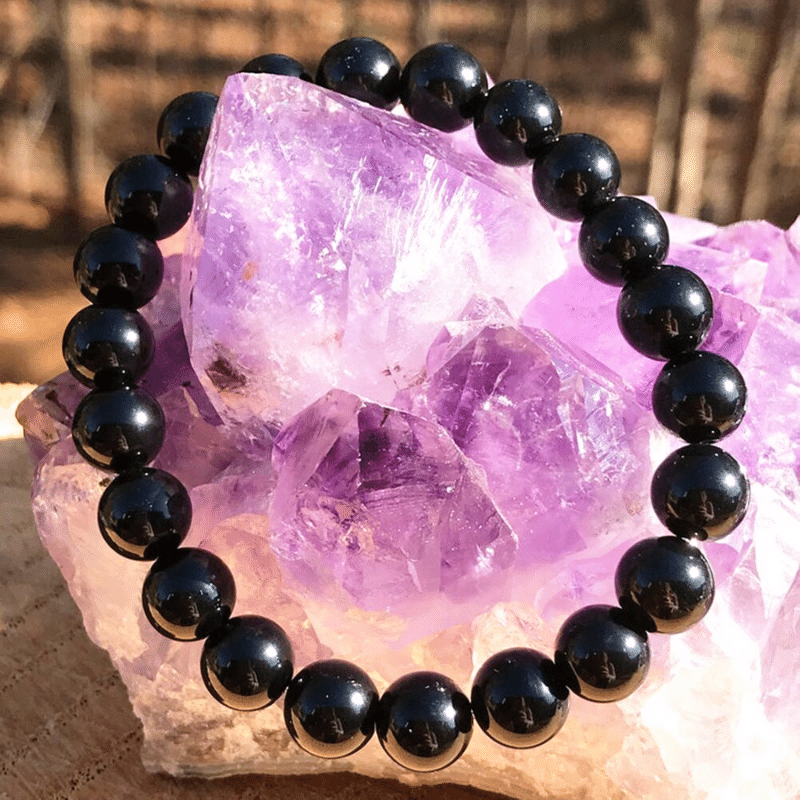 Bracelet de Tourmaline Noire | Lithothérapie Stéphanie
