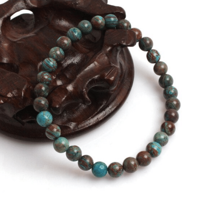 Bracelet en Agate Crazy Lace Bleue | Femme | Lithothérapie Stéphanie