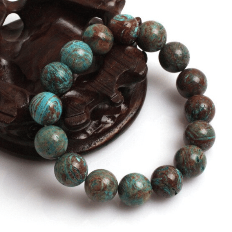 Bracelet en Agate Crazy Lace Bleue | Homme | Lithothérapie Stéphanie