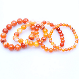 Bracelet Agate Orange | Lithothérapie Stéphanie