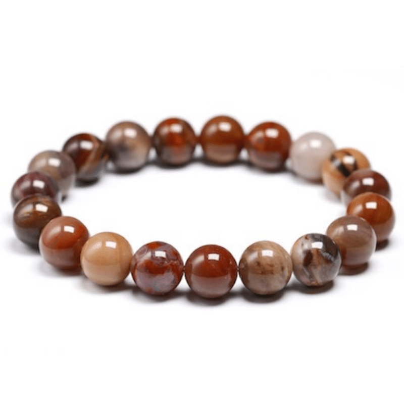 Bracelet Bois Fossile | Lithothérapie Stéphanie