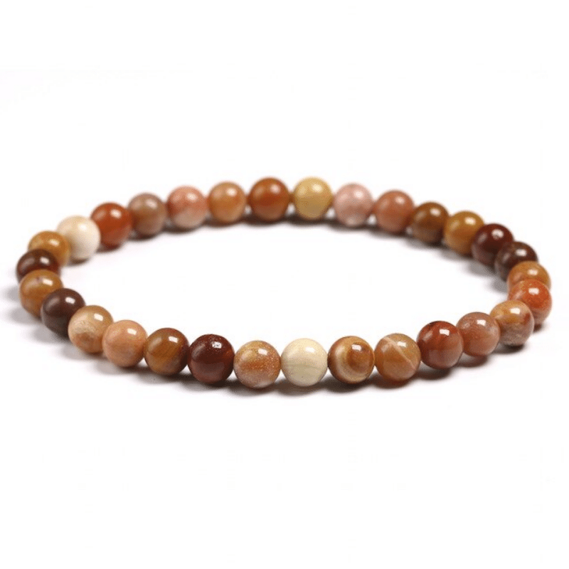 Bracelet Agate Xyloïde | Lithothérapie Stéphanie