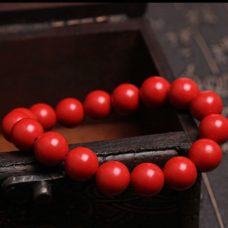 Bracelet Pierre Cinabre | Lithothérapie Stéphanie