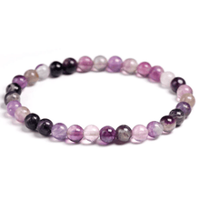 Bracelet en Fluorite Violette | Lithothérapie Stéphanie