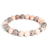 Bracelet Jaspe Rose | Lithothérapie Stéphanie