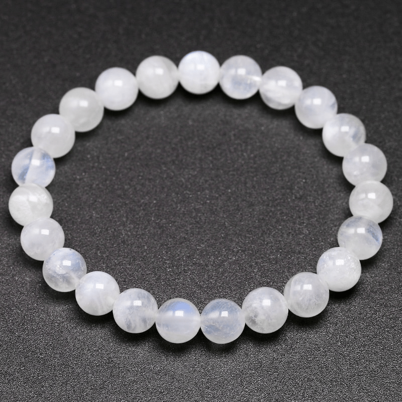 Bracelet en Labradorite Blanche 8MM | Lithothérapie Stéphanie