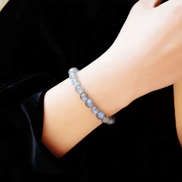 Bracelet Perles Labradorite Bleue | Lithothérapie Stéphanie