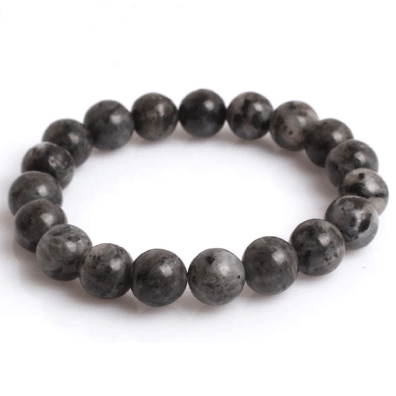 Bracelet en Larvikite Naturelle | Lithothérapie Stéphanie