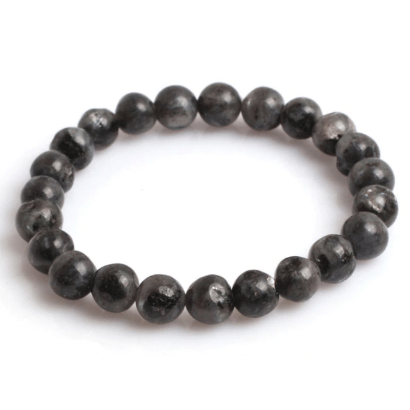 Bracelet Pierre Larvikite | Lithothérapie Stéphanie