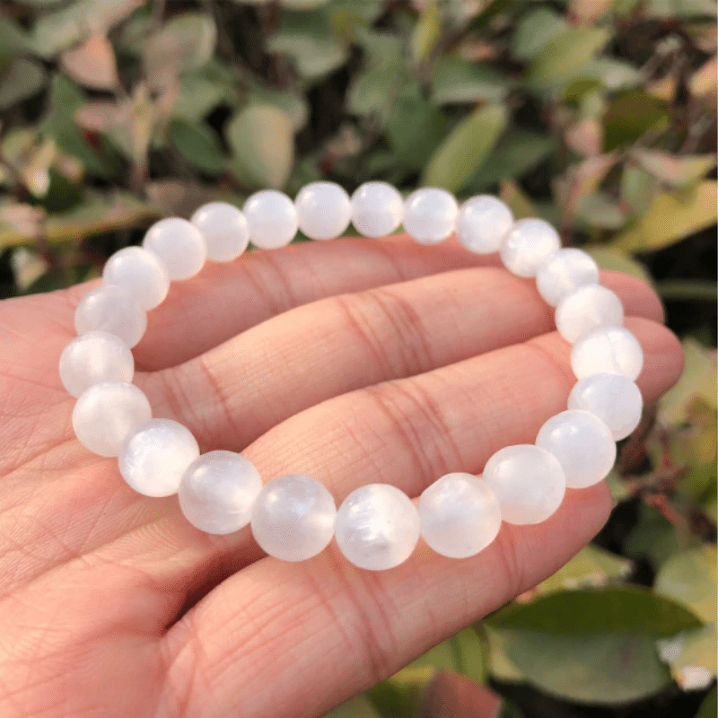 Bracelet Pierre Sélénite | Lithothérapie Stéphanie